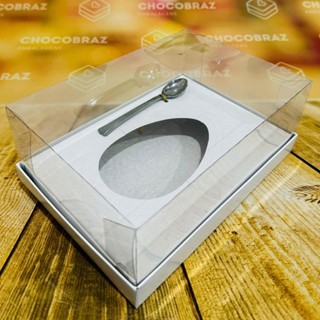 50 Caixa Multigramas P/OVO DE PÁSCOA  250/350/500 G BRANCA  PÁSCOA 2025 em Oferta na Shopee
