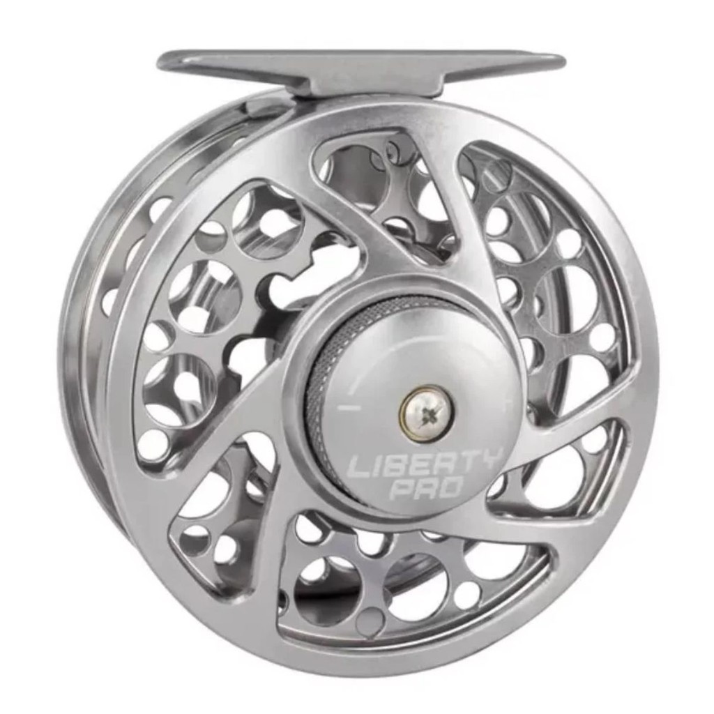 Carretel Carretilha De Fly Liberty Pro 5/6 Saint Fishing 03 Rolamentos C/ Sistema Anti-reverso Manivela Direito/Esquerdo