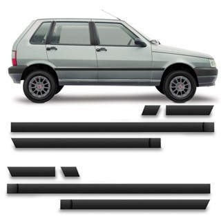 Kit Friso 8 Peças Lateral Uno 2005 Até 2010 4 Portas em Oferta na Shopee