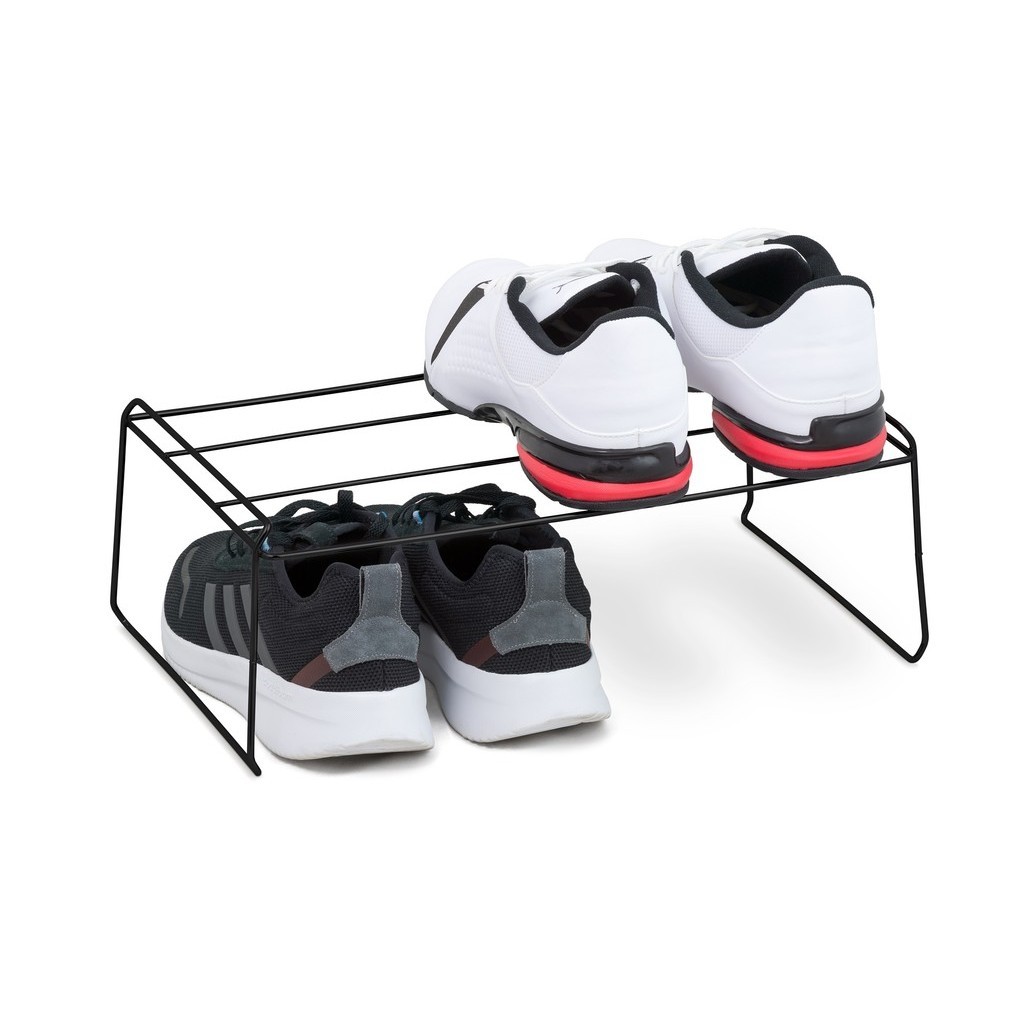 Sapateira Empilhável Preta Organizador de Armário para Calçados Tenis Sapato em Oferta na Shopee