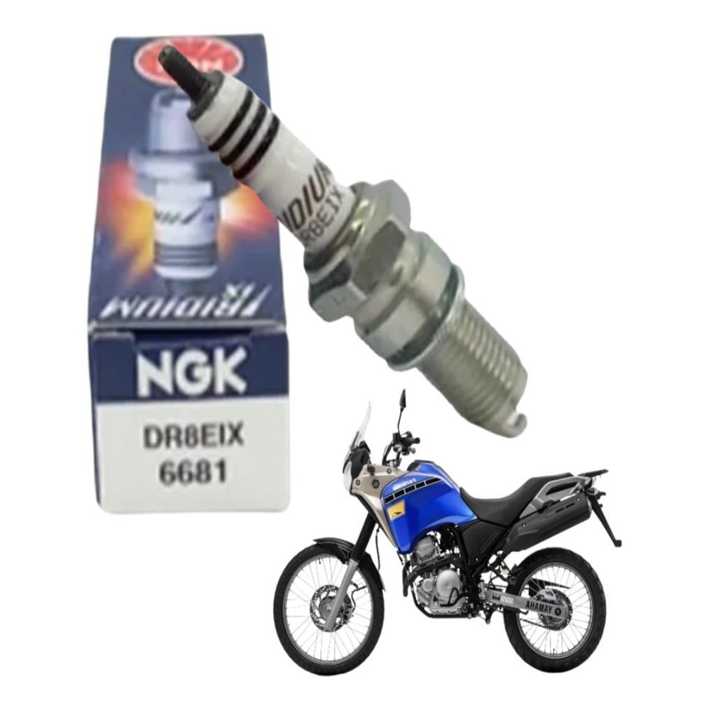 Vela Ignicao Fazer 250 Lander 250 Tenere 250 2006 2007 2008 2009 2010 2011 2012 a 2025 Original Ngk em Oferta na Shopee