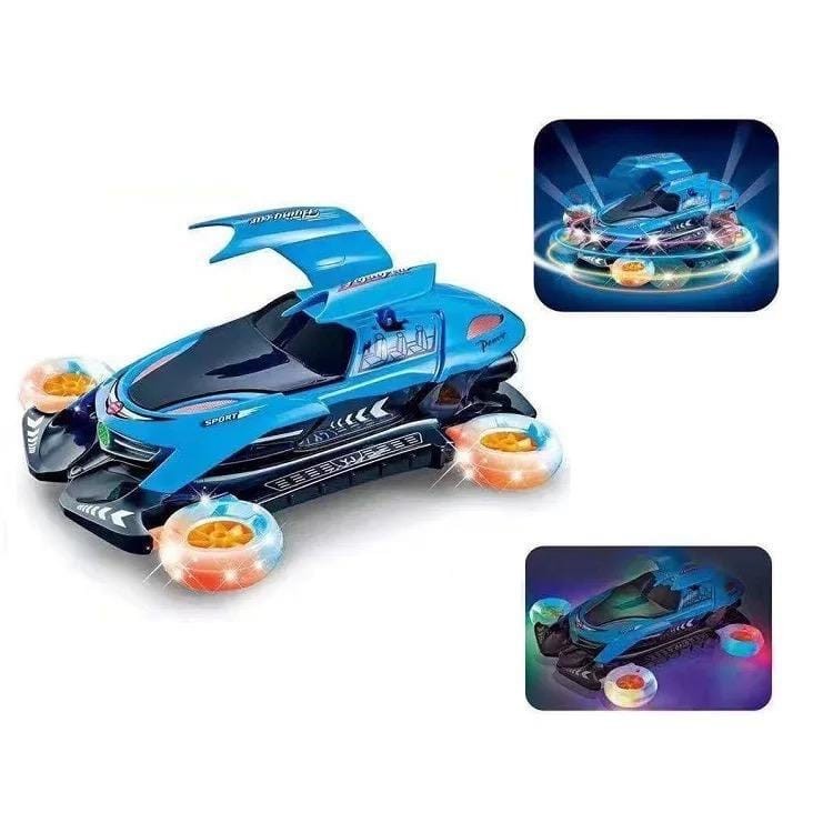 Carrinho Voador Transformes  Azul Luz Led e Sons Bate e Volta ENVIO IMEDIATO