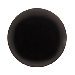 Prato Raso Lyor Cronus de Ceramica Preto 27cm