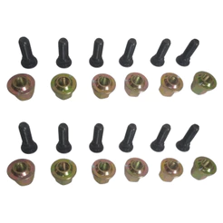 Kit 12 Parafusos e Porcas Roda Ford Corcel Pampa Belina 3 Furos