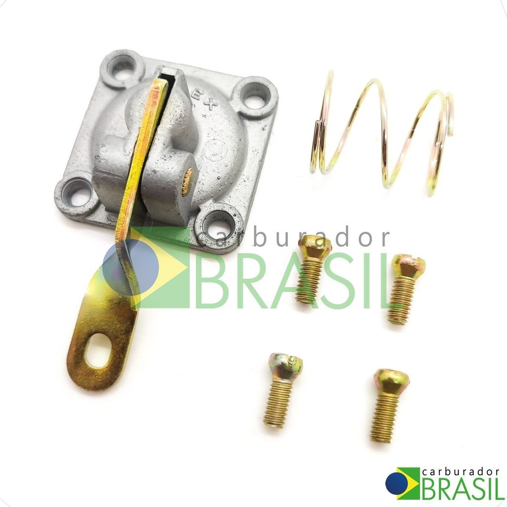 Tampa do Diafragma de Aceleração Original Solex Restaurado para Carburador Brosol H 32 PDSI 2/3 Fusca Brasília Kombi