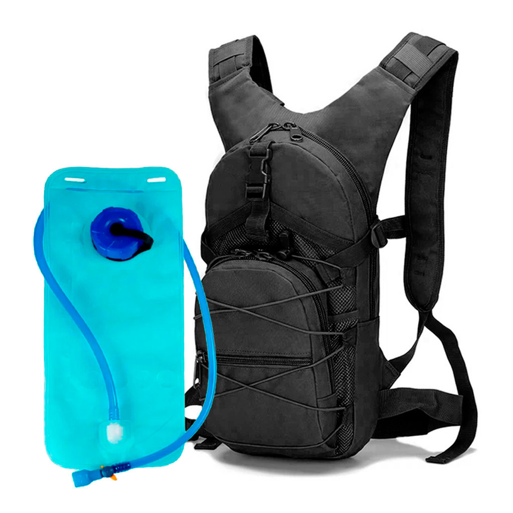 Mochila De Hidratacao Ciclismo Corrida Com Bolsos Internos Externos E Refil 3 Litros em Oferta na Shopee