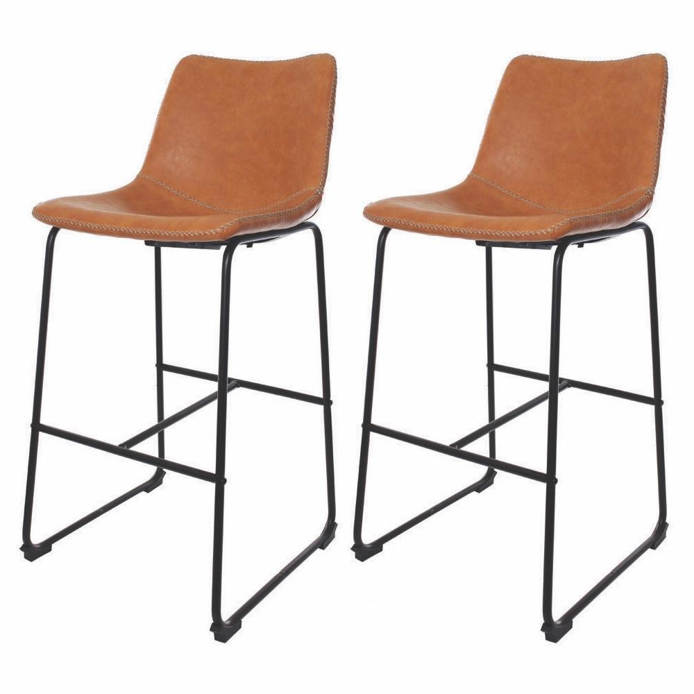 Kit 2 Banquetas Luxo Munich Caramelo em Oferta na Shopee