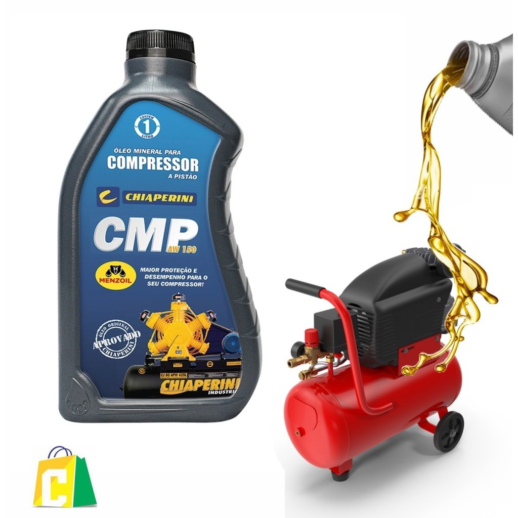 Óleo Mineral Para Compressor a Pistão Cmp Aw 150 em Oferta na Shopee