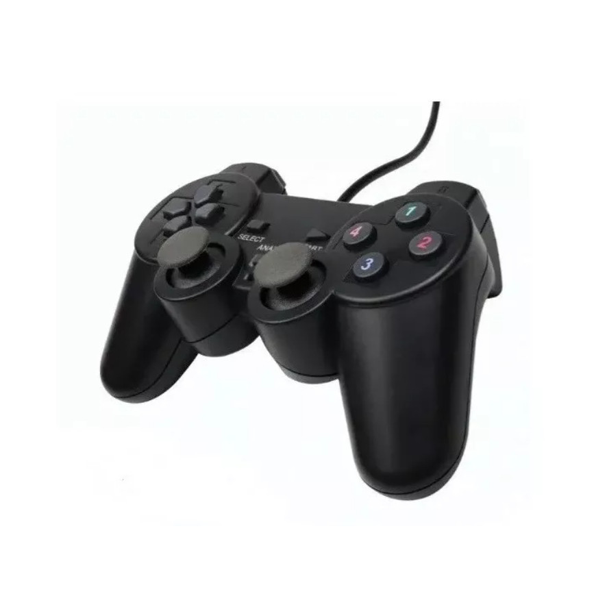 Controle Dualshock Com Fio- Vibração Usb Ps3 Playstation Pc