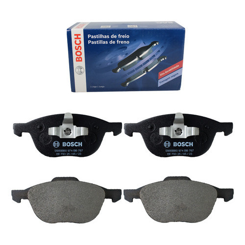 Pastilha De Freio Dianteira Ecosport 1.6 16v Focus 1.6 Bosch