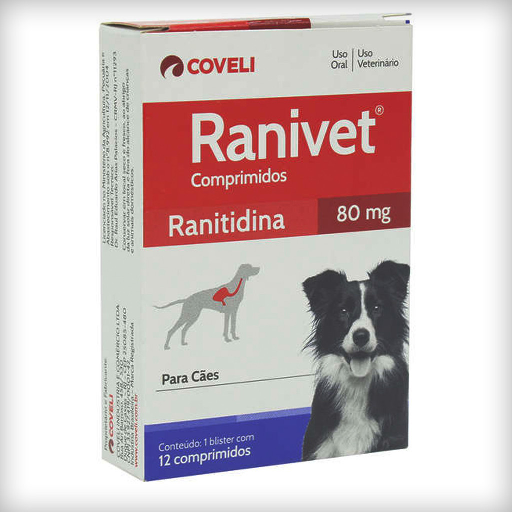 Ranivet Ranitidina Coveli - 80 mg em Oferta na Shopee