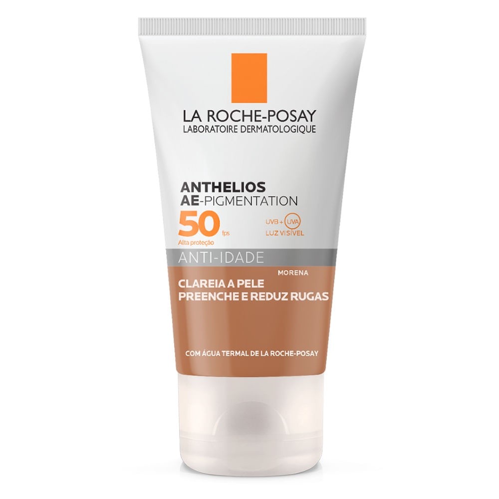 Protetor Solar Facial anti-idade La Roche Posay - Anthelios Ae-Pigmentation FPS50 - Morena