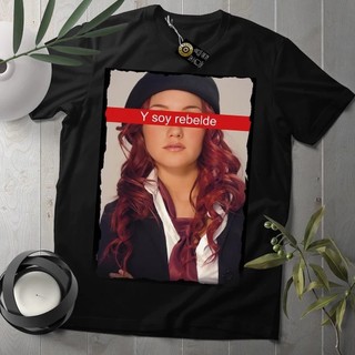 Camiseta RBD Rebelde 100% algodão RBD Blusa Rebelde ref 04 novo