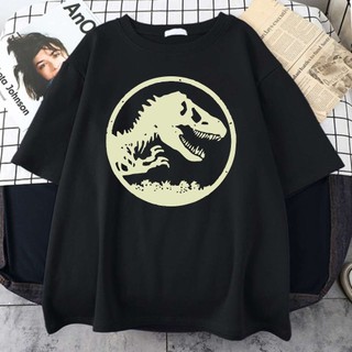 Camiseta Jurassic Dinossauro Cartoon Camisa Vintage Graphic Cotton Harajuku Unissex em Oferta na Shopee