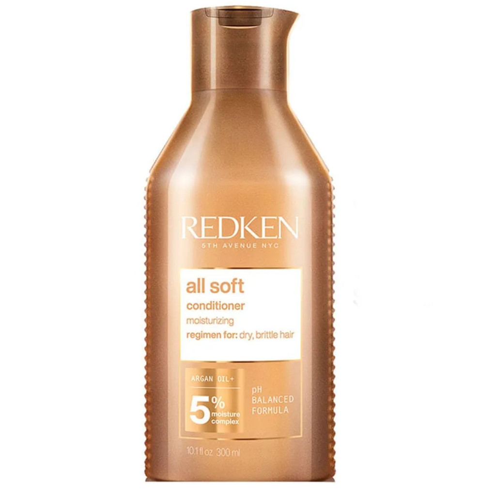Condicionador All Soft 300ml Redken cabelos secos e opacos hidratação maciez brilho e fácil pentear