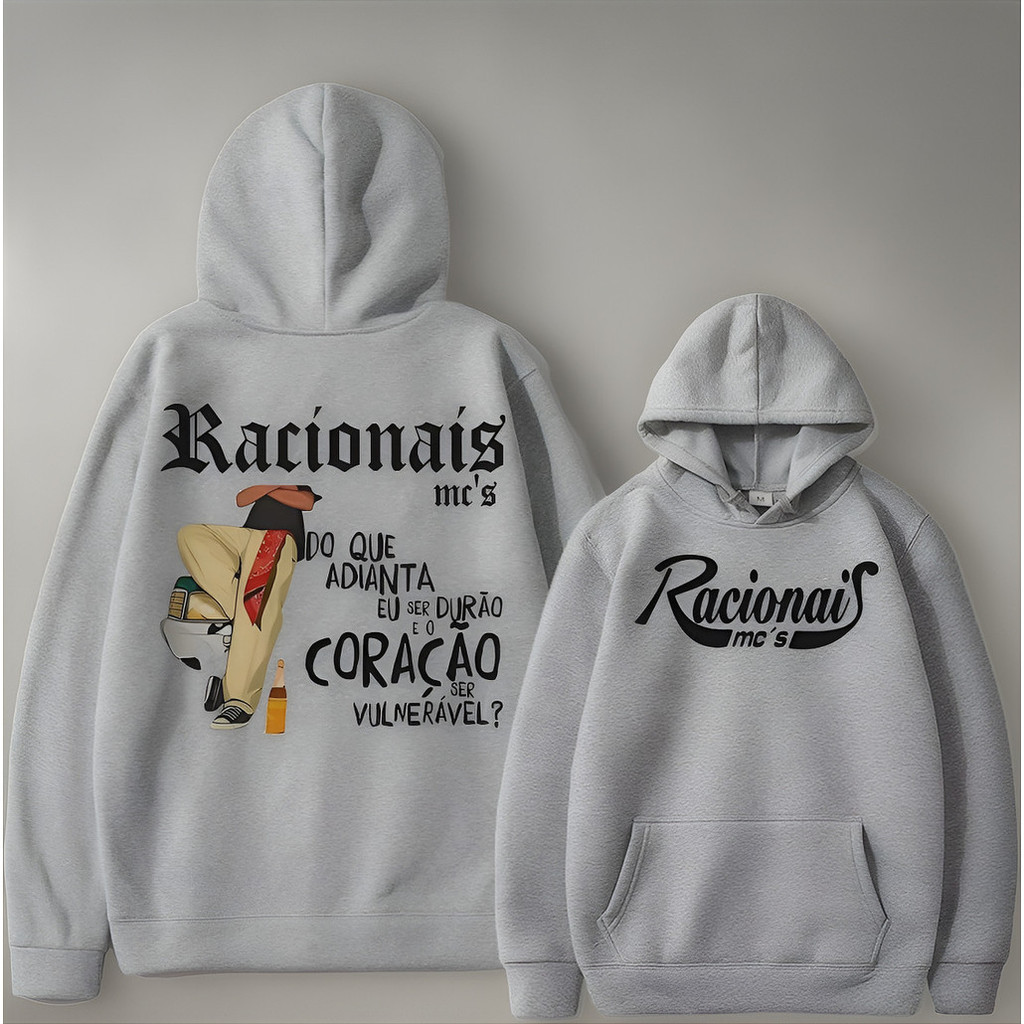 Moletom Racionais Blusa De Frio Rap