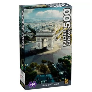 Quebra Cabeça Puzzle Arco Do Triunfo 500 Peças 04552 - Grow em Oferta na Shopee