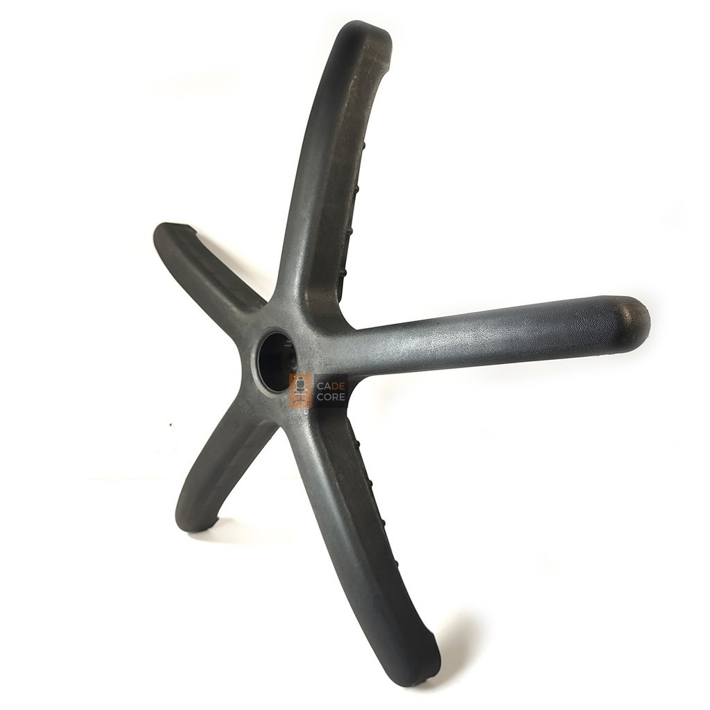 Estrela em Nylon Secretária Executiva Preta Resistente Peça para sua Cadeira Manutenção