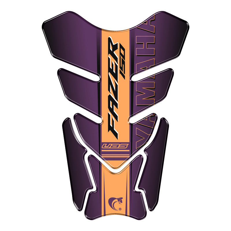 Adesivo Protetor De Tanque Resinado Moto Yamanha FAZER 150 ROXO