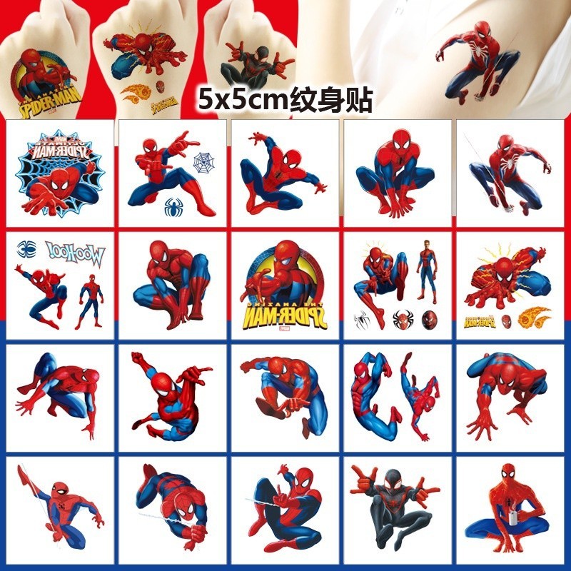 Super Herois Clássico Kit 20 Tatuagem Para Coleção e Decoração Action figure Para Adultos