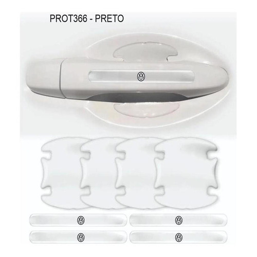 Adesivos Protetor Maçaneta Ford Ka Ecosport Ranger Resinado