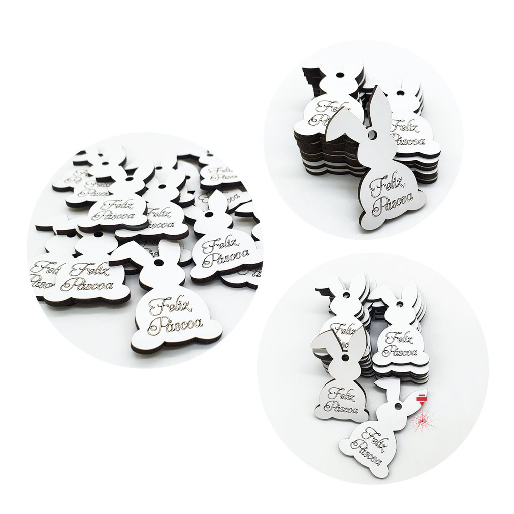 Aplique Feliz Páscoa Pingente Coelho Enfeite 5cm em Oferta na Shopee