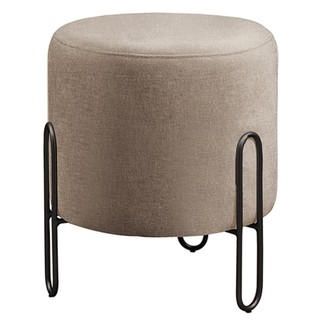 Puff Banqueta Mali Luxo Base Preta Castellar Móbile em Oferta na Shopee