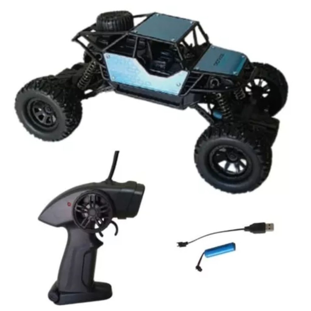 Carrinho Controle Remoto Recarregável Big Foot Off Root 4x4