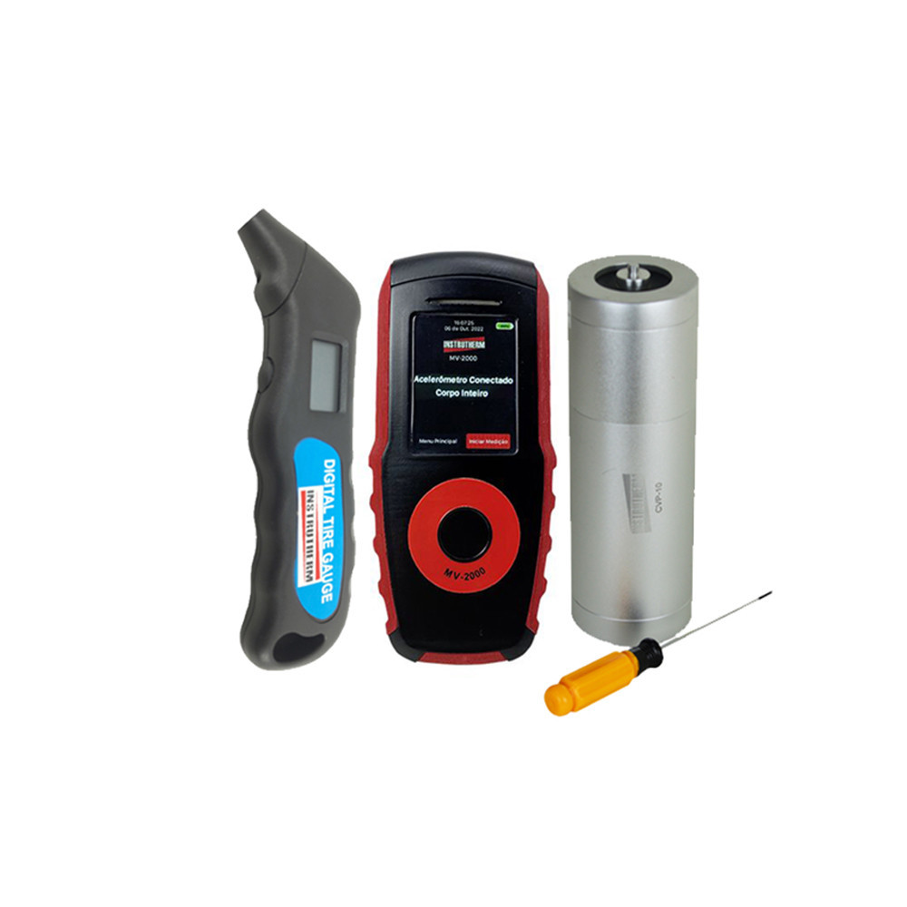 Kit Medidor Vibração Pressão Corpo Humano Pneu Filtro Banda Aceleração Calibrador Rms Velocidade