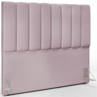 Cabeceira Cama Box Casal 140 cm Dália W01 Suede Rosê - Lyam Decor em Oferta na Shopee