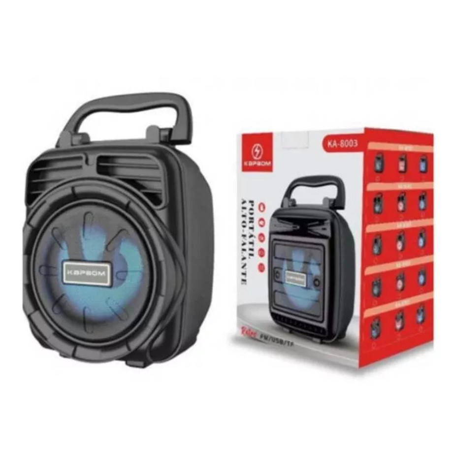 Caixa De Som Bluetooth Portátil Usb/tf/fm - Ka-8003 em Oferta na Shopee