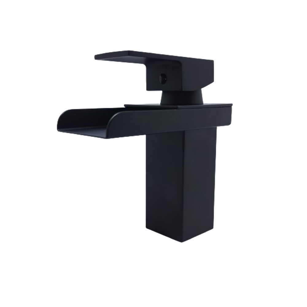 TORNEIRA ISTURADOR MONOCOMANDO CASCATA BANHEIRO PRETA BAIXA