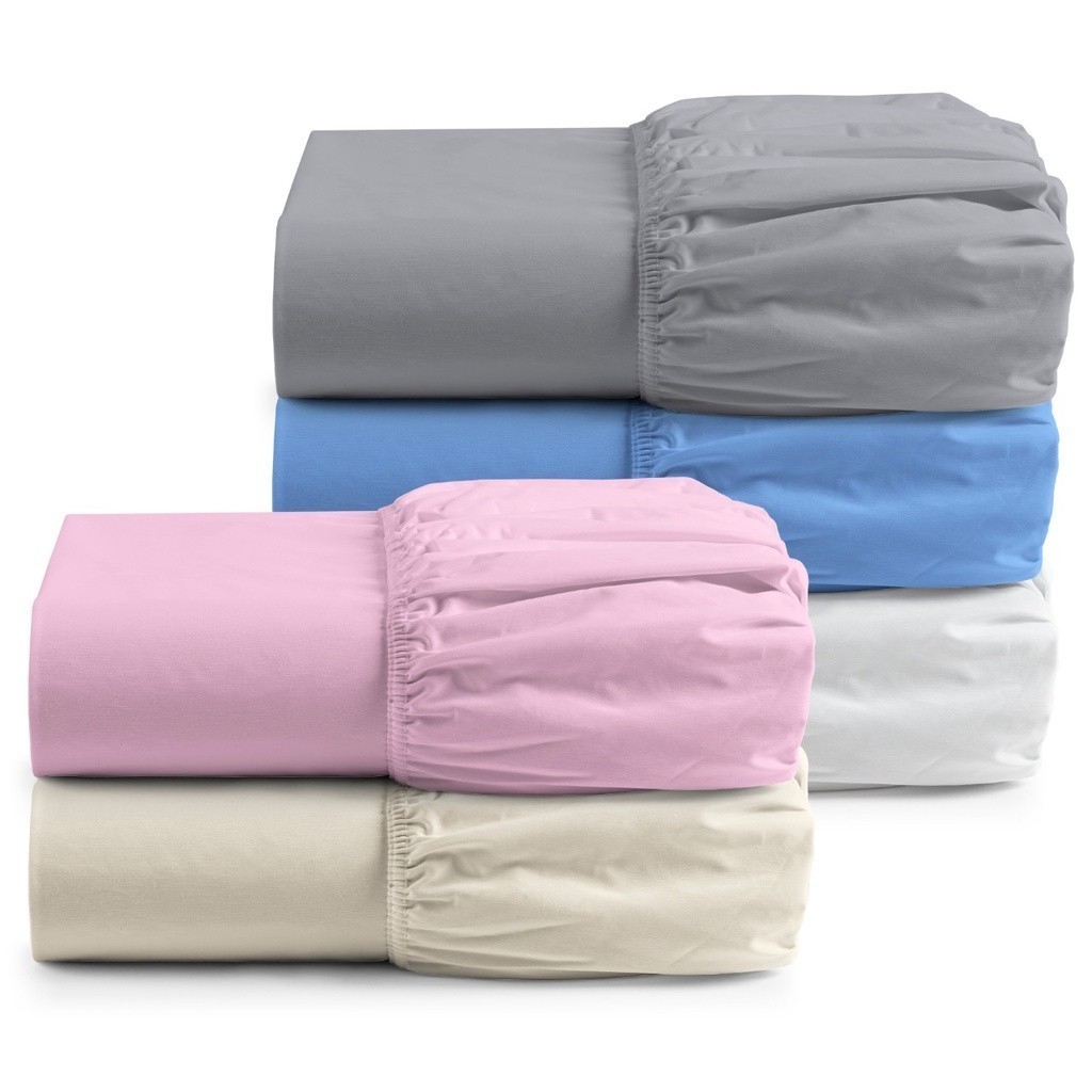 Lençol De Cama Solteiro 100% Algodão Avulso Com Elástico Fios Egpcios em Oferta na Shopee