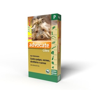 Antipulgas Vermes Sarnas Elanco Advocate 0,4ml Para Caes em Oferta na Shopee