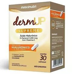 DermUP Supreme D-Pantenol e Ácido Hialurônico C/ 30 Cáps - Maxinutri