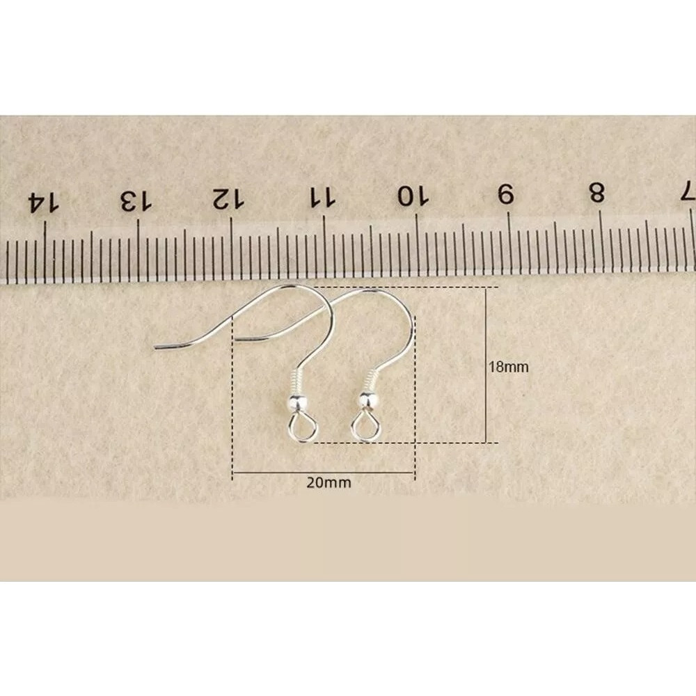 Base Para Brinco Anzol Dourada 20*18mm 100pcs — imagem 2 de 2