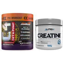Kit Pré Treino C4 New Millen + Creatina Pura Alpex 150g