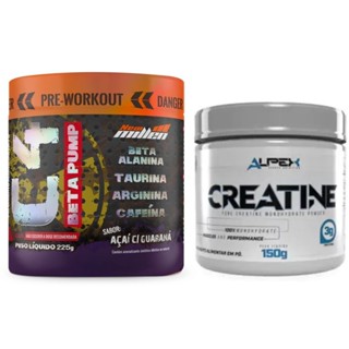 Kit Pré Treino C4 New Millen + Creatina Pura Alpex 150g em Oferta na Shopee