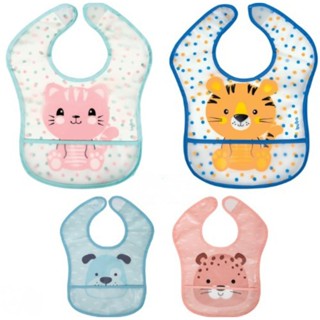 Babador Impermeável Com Bolso Pega Migalhas Buba em Oferta na Shopee