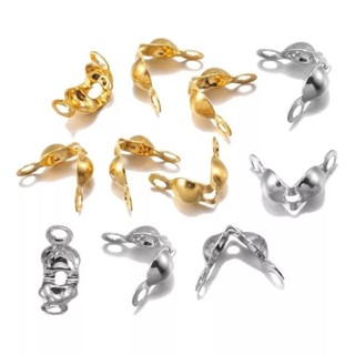 Tips Terminal Bolinha Finalizador para Bijuterias prata e dourado em Oferta na Shopee