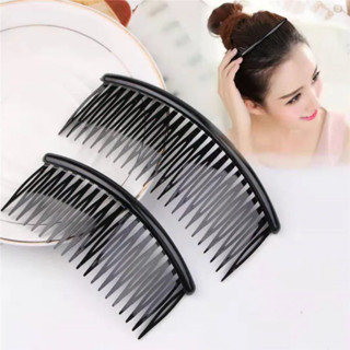 KIT 2 Pente de inserção de plástico para franja pente de cabelo/ Ideal para fazer penteados/Cabelo Feminino/Grampo em Oferta na Shopee