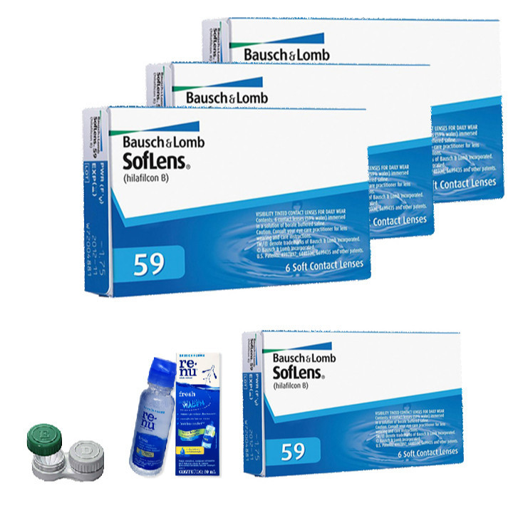 Lente De Contato Bausch + Lomb Soflens 59 + Economia 3+1
