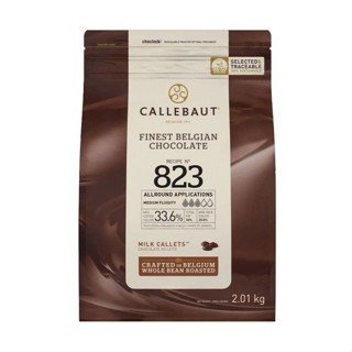 Chocolate Belga Callebaut - Gotas Ao Leite - Nº 823 - 2 kg - Rizzo em Oferta na Shopee