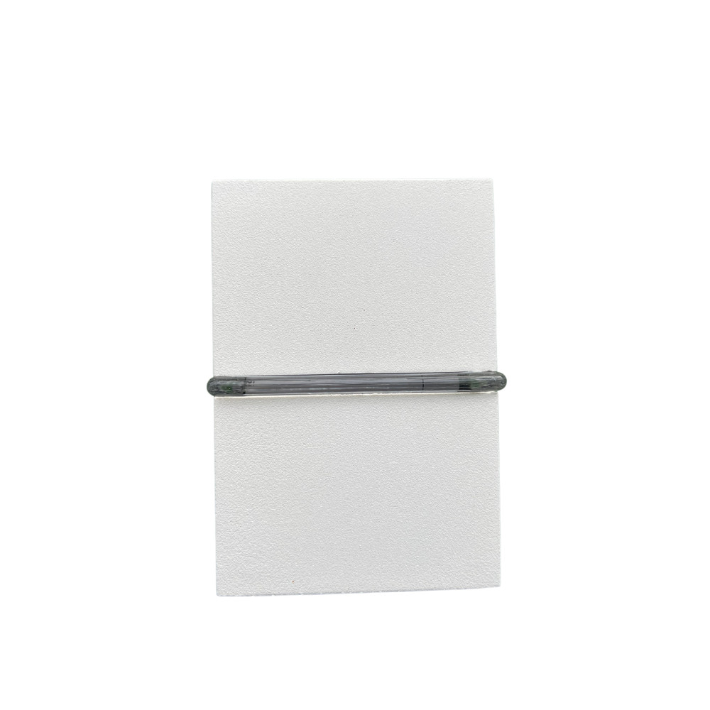 Balizador Alumínio 1XG9 2 Lados Fechados 1 Aleta Branco Fosco - Blumenau