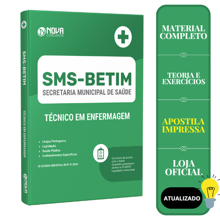 Apostila SMS BETIM - MG - Técnico em Enfermagem
