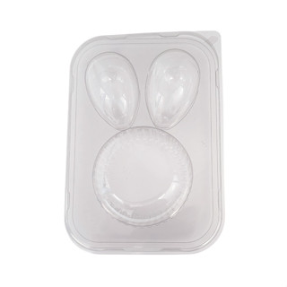 Blister Bandeja 2 Ovos 50g e 1 Bolinho - Cristal - 5 unidades - Rizzo em Oferta na Shopee