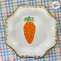 Guardanapo de Páscoa - Cenoura - 27x32cm - 10 unidades - Rizzo