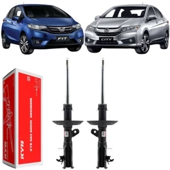 Par Amortecedor Dianteiro Honda Fit City 2015 a 2021