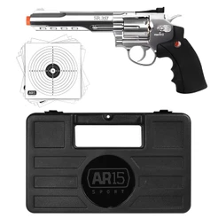 Revolveres Co2 4.5mm Full Metal Crosman SR.357 + Maleta