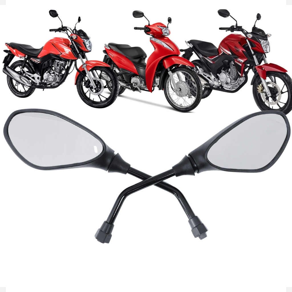 Retrovisor Mini Modelo Bmw F800 Gs650 Fixo Rosca Honda Para Cg 125 150 160 Twister 250 Xre 190 300 em Oferta na Shopee
